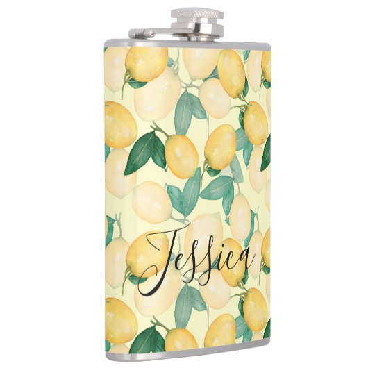 Flasques Citrons et verdure vinyle enveloppé (Droite)