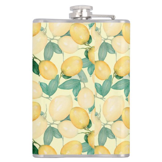 Flasques Citrons et verdure vinyle enveloppé (Dos)