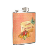 Flasques Citrouille Et Feuille (Droite)