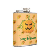 Flasques Citrouille Orange Halloween sans couture Motif (Droite)