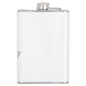 Flasques Citrouille vert automne anniversaire 21e pastel gr (Dos)