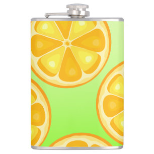 Flasques Citrus TROPICAL SUMMER FRUIT Orange citrons tranch