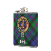 Flasques Clan Baird Crest sur Tartan (Gauche)