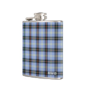 Flasques Clan Bell Tartan Monogramme (Gauche)