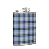 Flasques Clan Bell Tartan Monogramme (Droite)