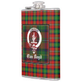 Flasques Clan Boyd Crest Badge & Tartan (Gauche)