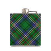 Flasques Clan Cockburn Crest sur Tartan (Dos)