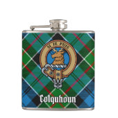 Flasques Clan Colquhoun Crest sur Tartan (Devant)