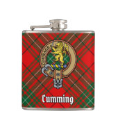 Flasques Clan Cumming Crest sur Tartan (Devant)