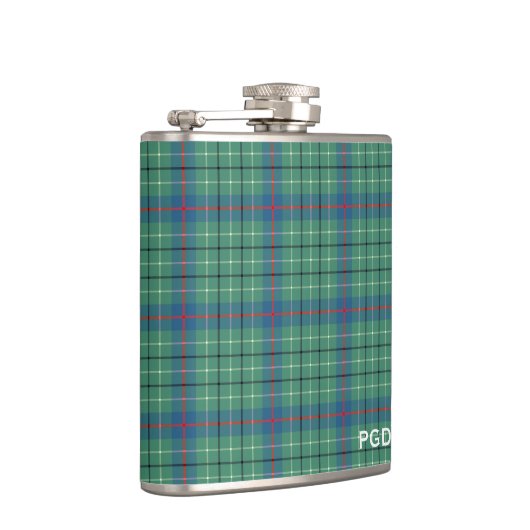 Flasques Clan Duncan Ancienne Tartan Monogramme (Droite)