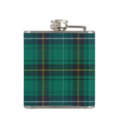 Flasques Clan écossais Plaid Henderson Green Black Check (Dos)
