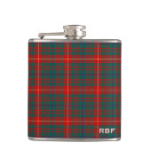 Flasques Clan Fulton Tartan Monogrammé (Devant)