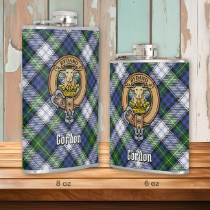 Flasques Clan Gordon Crest sur le tatan de robe