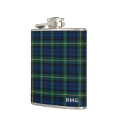 Flasques Clan Gordon Tartan Monogrammed (Gauche)