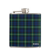 Flasques Clan Gordon Tartan Monogrammed (Devant)
