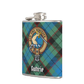 Flasques Clan Guthrie Crest sur Tartan (Gauche)
