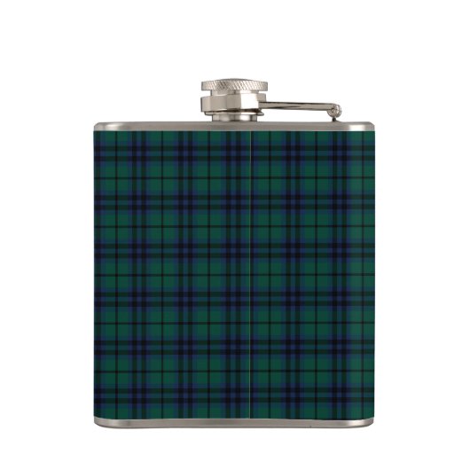Flasques Clan Keith Dark Green Tartan écossais moderne (Dos)