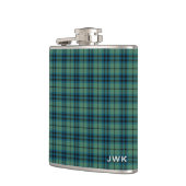 Flasques Clan Keith Vert clair écossais Tartan Monogramme (Gauche)