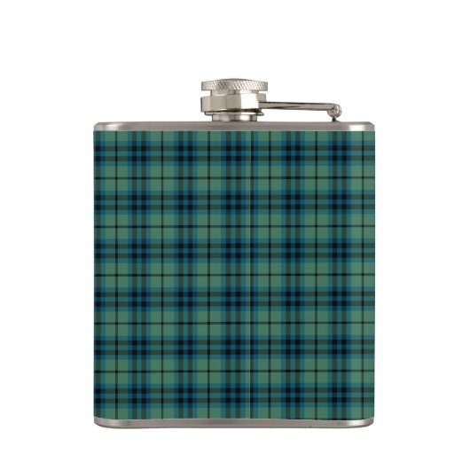 Flasques Clan Keith Vert clair écossais Tartan Monogramme (Dos)