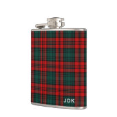 Flasques Clan Kerr Tartan Monogrammé (Gauche)