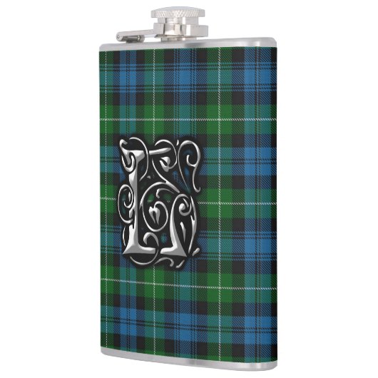 Flasques Clan Lamont Tartan Old Scotland Flask (Gauche)
