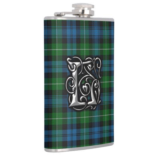Flasques Clan Lamont Tartan Old Scotland Flask (Droite)