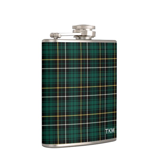 Flasques Clan MacAlpine Tartan Monogramme (Droite)