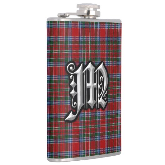 Flasques Clan MacBean MacBain Tartan Old Scotland Flask (Droite)