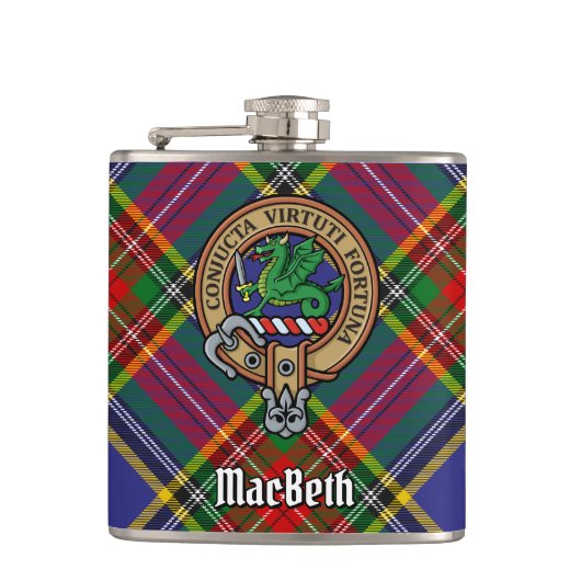 Flasques Clan MacBeth Crest Flask (Devant)