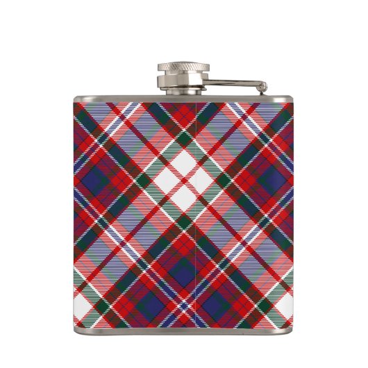 Flasques Clan MacFarlane Crest sur le tatan de robe (Dos)