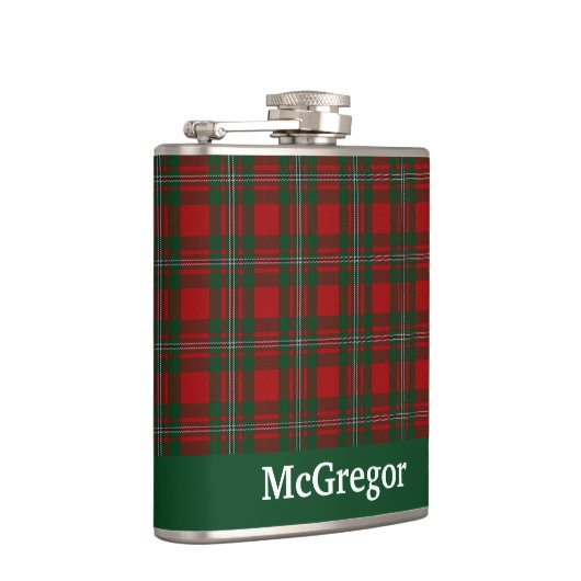 Flasques Clan MacGregor Tartan Plaid personnalisé (Droite)