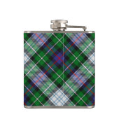 Flasques Clan MacKenzie Crest sur Tartan de robe (Dos)
