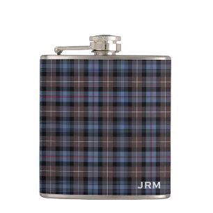 Flasques Clan Mackenzie Reproduction Tartan Monogramme