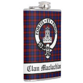 Flasques Clan Maclachlan Crest & Tartan personnalisable (Droite)