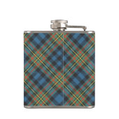 Flasques Clan MacLellan Crest over Ancient Tartan (Dos)