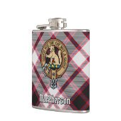 Flasques Clan MacPherson Crest sur la chasse Tartan (Gauche)