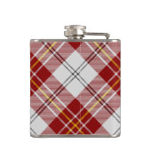 Flasques Clan MacPherson Crest sur la robe rouge Tartan (Dos)