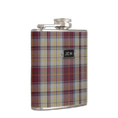 Flasques Clan monogramme Harmon Robe Tartan Plaid Flask (Droite)