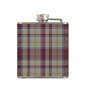 Flasques Clan monogramme Harmon Robe Tartan Plaid Flask (Dos)