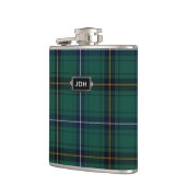Flasques Clan monogramme Henderson Tartan Plaid Flask (Gauche)
