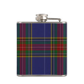 Flasques Clan monogramme MacBeth Tartan Tartan Plaid Flask (Dos)