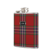 Flasques Clan monogramme MacFarlane Tartan Tartan Plaid Fla (Gauche)