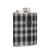 Flasques Clan monogramme MacPhee Tartan Plaid Flask (Droite)