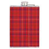 Flasques Clan Rose Crest Badge et Tartan (Dos)