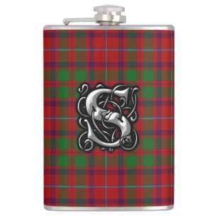 Flasques Clan Shaw Tartan Old Scotland Flask