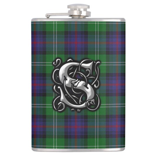 Flasques Clan Sutherland Tartan Old Scotland Flask (Devant)