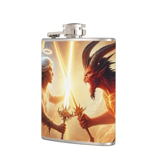 Flasques Clash céleste : Rouge et or (Gauche)