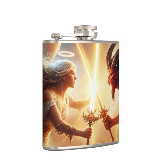 Flasques Clash céleste : Rouge et or (Droite)