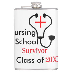 Flasques Classe de survivant de l'école de soins infirmiers
