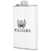 Flasques Classic Personalized Name Monogram Golf Ball (Gauche)